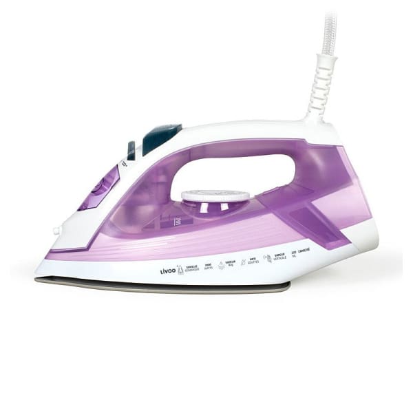 Fer à repasser LIVOO 2200W-0.22L Violet (DOM481) Fer à repasser LIVOO 2200W-0.22L Violet (DOM481)